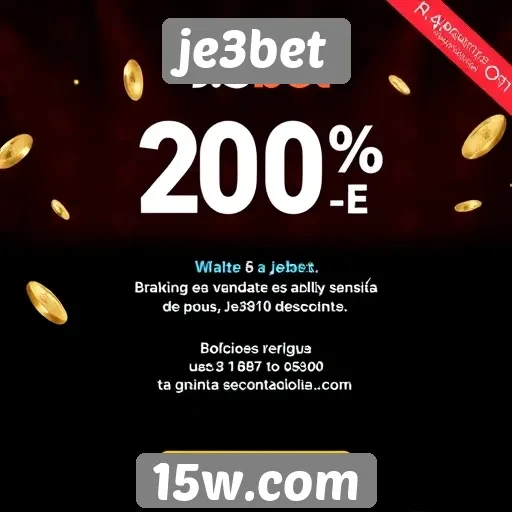 novidades em promoções e bônus da je3bet
