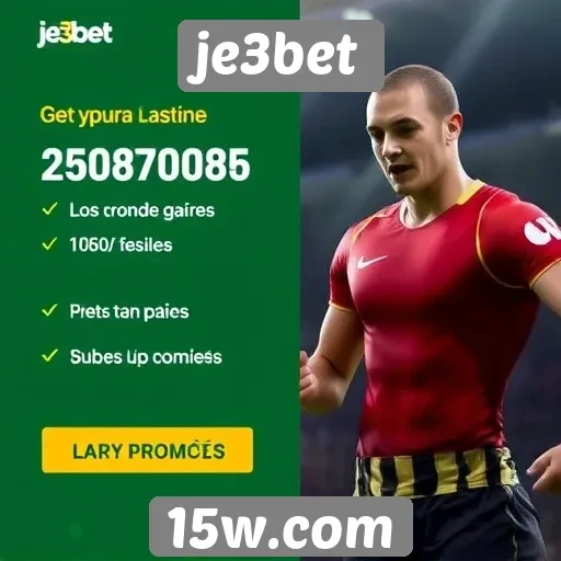 Promoções e bônus disponíveis no je3bet