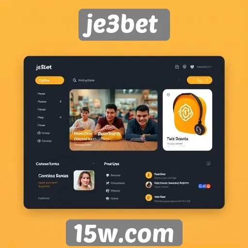 Interface do usuário no je3bet é intuitiva